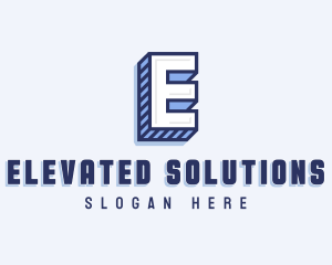 Generic 3D Letter E logo design