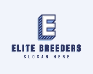 Generic 3D Letter E logo design