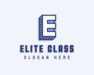 Generic 3D Letter E logo design