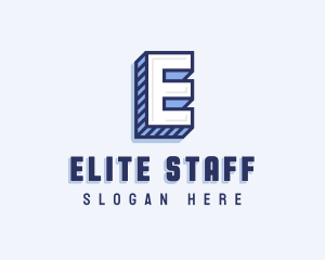 Generic 3D Letter E logo design