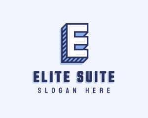 Generic 3D Letter E logo design