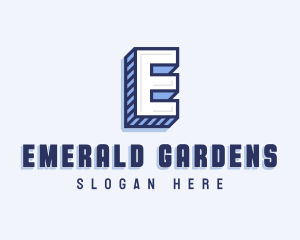 Generic 3D Letter E logo design