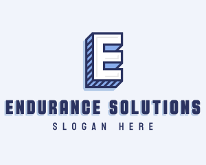 Generic 3D Letter E logo design