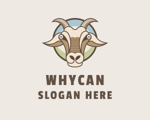 Jungle - Goat Pasture Animal logo design