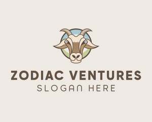 Goat Farm Animal logo design