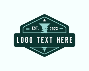 Tradesman - Builder Repair Screw logo design