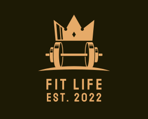 Crown Fitness Gym  logo design