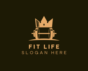 Crown Fitness Gym  logo design