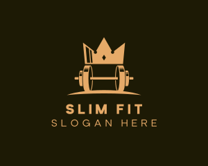 Crown Fitness Gym  logo design