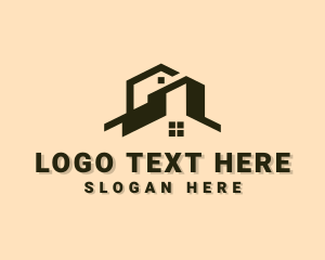 Residential House Roofing Logo