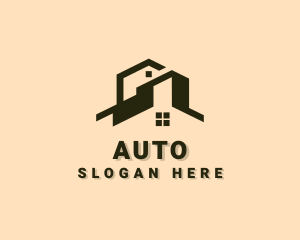 Residential House Roofing Logo