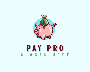 Pig Money Savings logo design