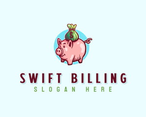 Pig Money Savings logo design