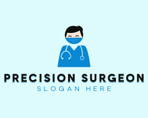 Surgeon - Doctor Surgeon Face Mask logo design