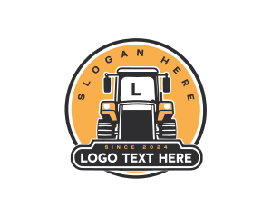 Skidsteer - Heavy Equipment Machinery logo design