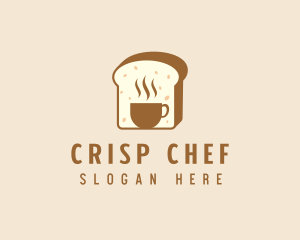 Bread Loaf Breakfast logo design