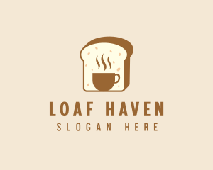 Bread Loaf Breakfast logo design