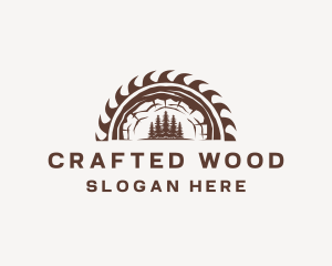 Carpentry Wood Workshop logo design