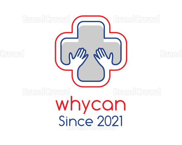 Medical Hands Cross Logo