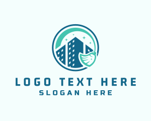 Mop - Condominium Building Cleaning logo design
