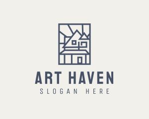 Minimal Architecture House logo design