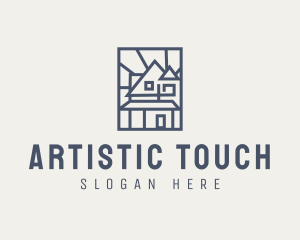 Minimal Architecture House logo design