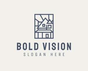 Minimal Architecture House logo design