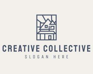 Minimal Architecture House logo design