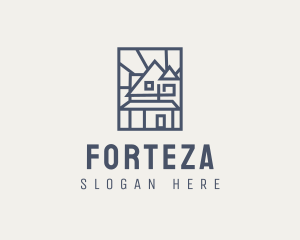 Minimal Architecture House logo design