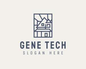 Minimal Architecture House logo design