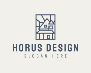 Minimal Architecture House logo design