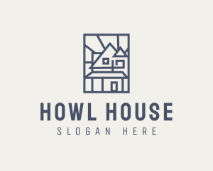 Minimal Architecture House logo design