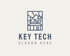 Minimal Architecture House logo design