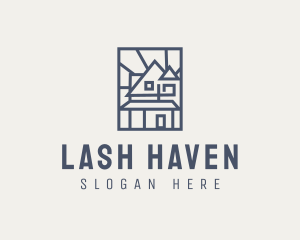 Minimal Architecture House logo design