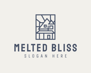 Minimal Architecture House logo design