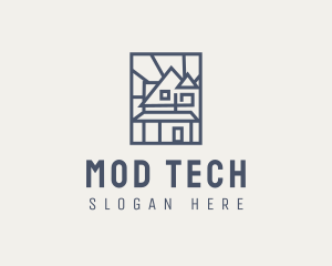 Minimal Architecture House logo design