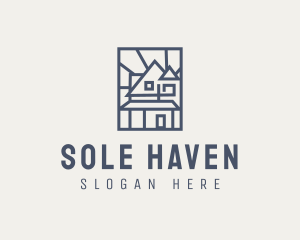 Minimal Architecture House logo design