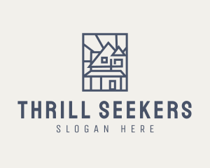 Minimal Architecture House logo design