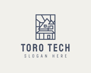 Minimal Architecture House logo design