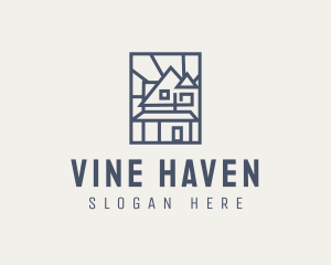 Minimal Architecture House logo design