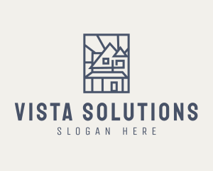 Minimal Architecture House logo design