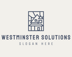 Minimal Architecture House logo design