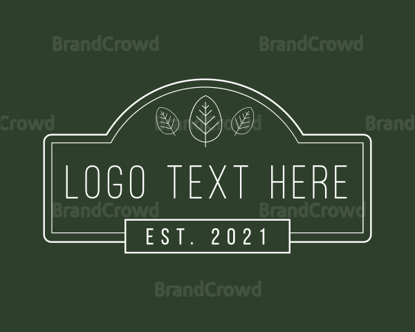 Eco Brand Wordmark Logo