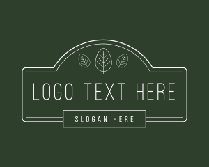Eco Brand Wordmark  Logo