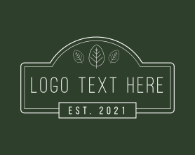 Brand - Eco Brand Wordmark logo design