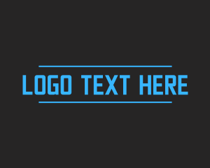 Blue - Cool Modern Gaming logo design