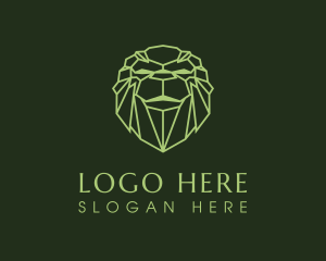 Wildlife - Professional Geometric Lion logo design