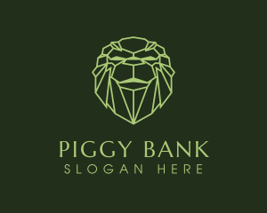 Professional Geometric Lion logo design