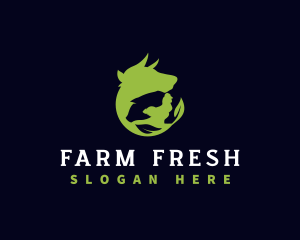 Livestock Farm Agriculture logo design