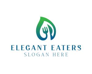 Silverware - Organic Food Restaurant logo design